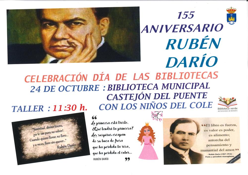 Imagen Lunes 24 de octubre día de las Bibliotecas.