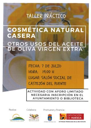 Imagen Taller práctico "COSMÉTICA NATURAL CASERA". Otros usos del...