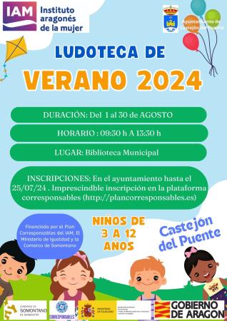 Imagen Ludoteca de verano en Castejón del Puente