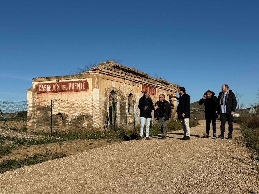 Imagen La DPH financia la rehabilitación de la antigua estación de tren de Castejón del Puente