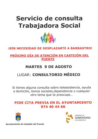 Imagen SERVICIO DE CONSULTA TRABAJADORA SOCIAL