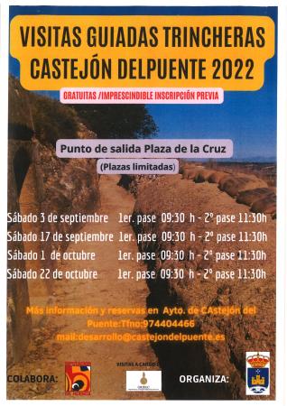 Imagen VISITAS GUIADAS TRINCHERAS CASTEJÓN DEL PUENTE 2022