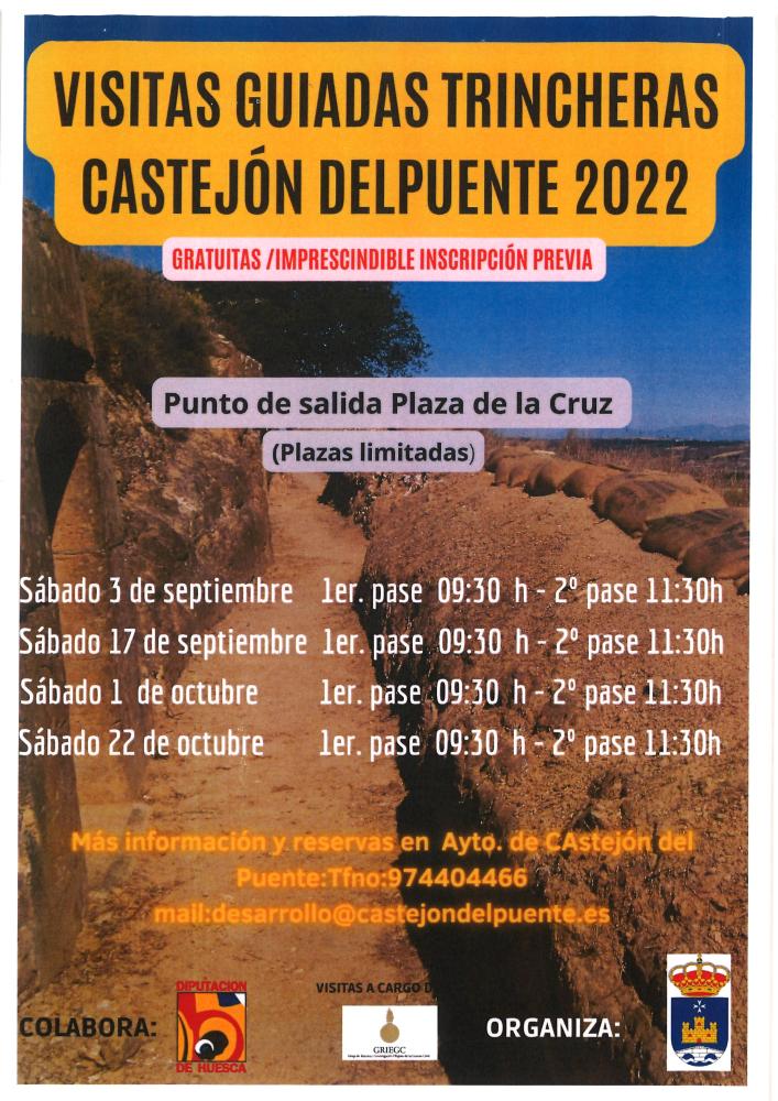 Imagen VISITAS GUIADAS TRINCHERAS CASTEJÓN DEL PUENTE 2022
